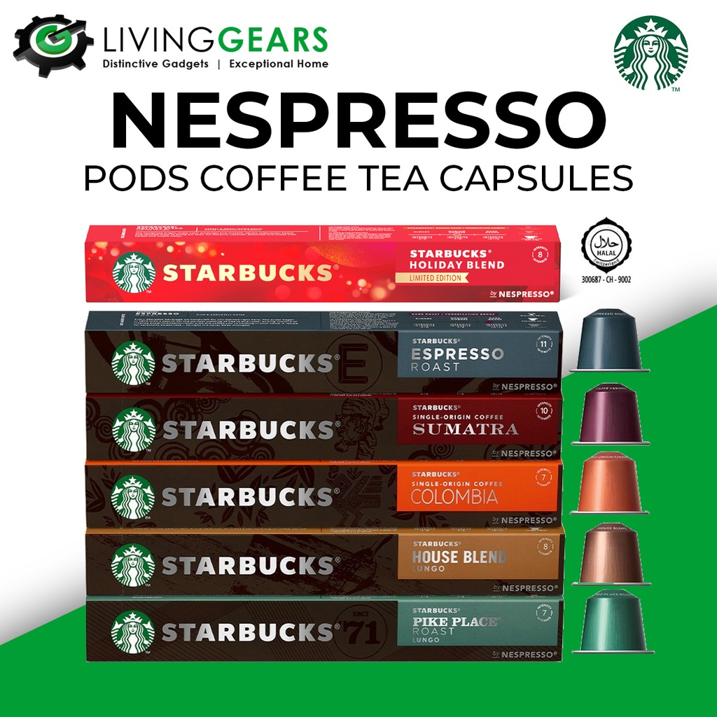 [FAST SHIP] Nespresso Starbucks/Torrie/Gimoka For Nespresso Pods Coffee