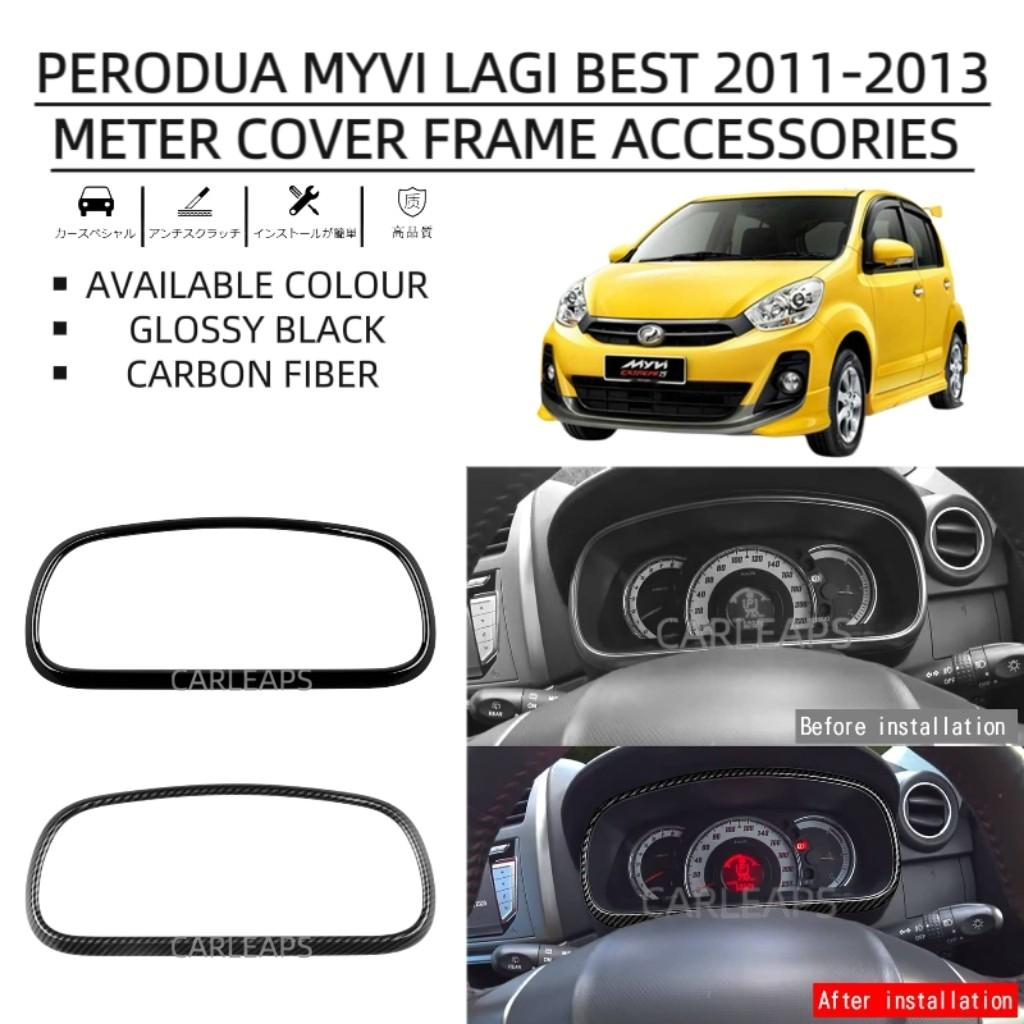 perodua myvi lagi best 20112013 carbon fiber meter cover frame