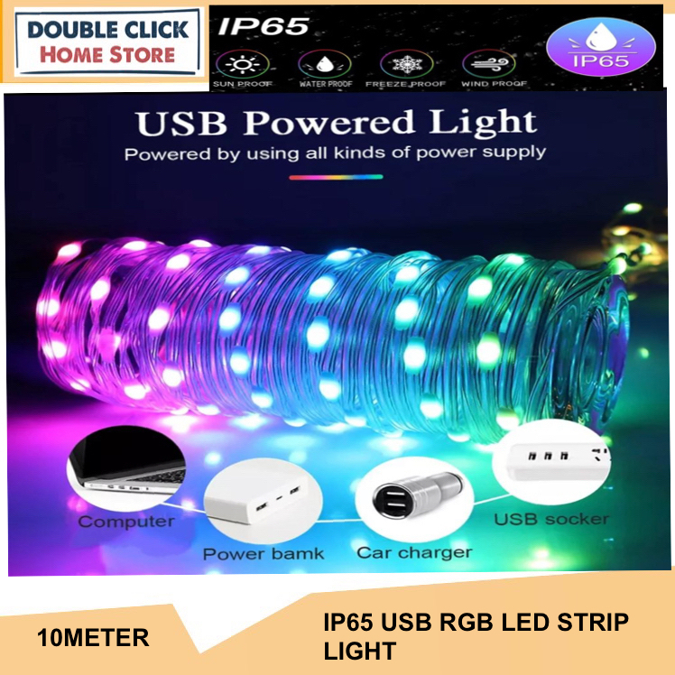 App Controlled Colour Changing LED Lights - USB - The Fairy Light Shop