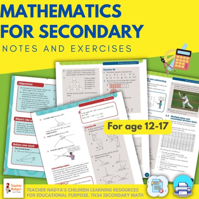 printable pdf mathematics for secondary school tn34 math