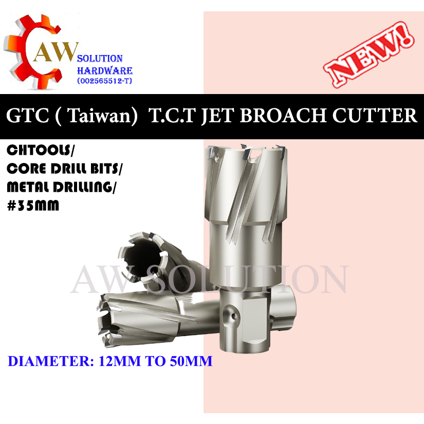GTC ( Taiwan) T.C.T Jet Broach Cutter 35MM | Shopee Malaysia