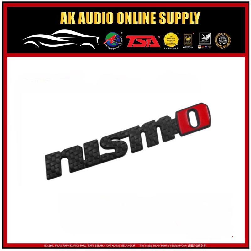 Nissan Nismo Emblem Carbon - A12744 | Shopee Malaysia