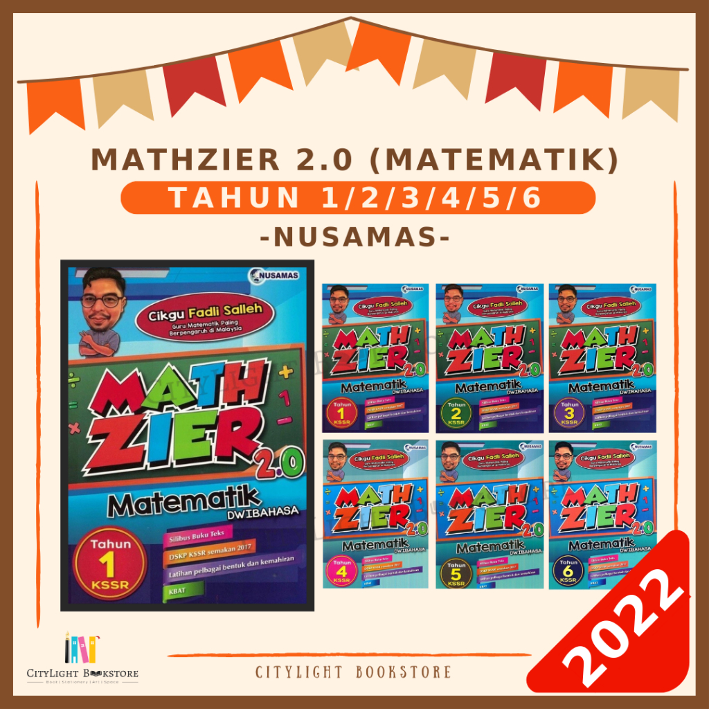 [CITYLIGHT] Buku Latihan 2022: Mathzier 2.0 (Matematik - Dwi) Tahun 1 ...