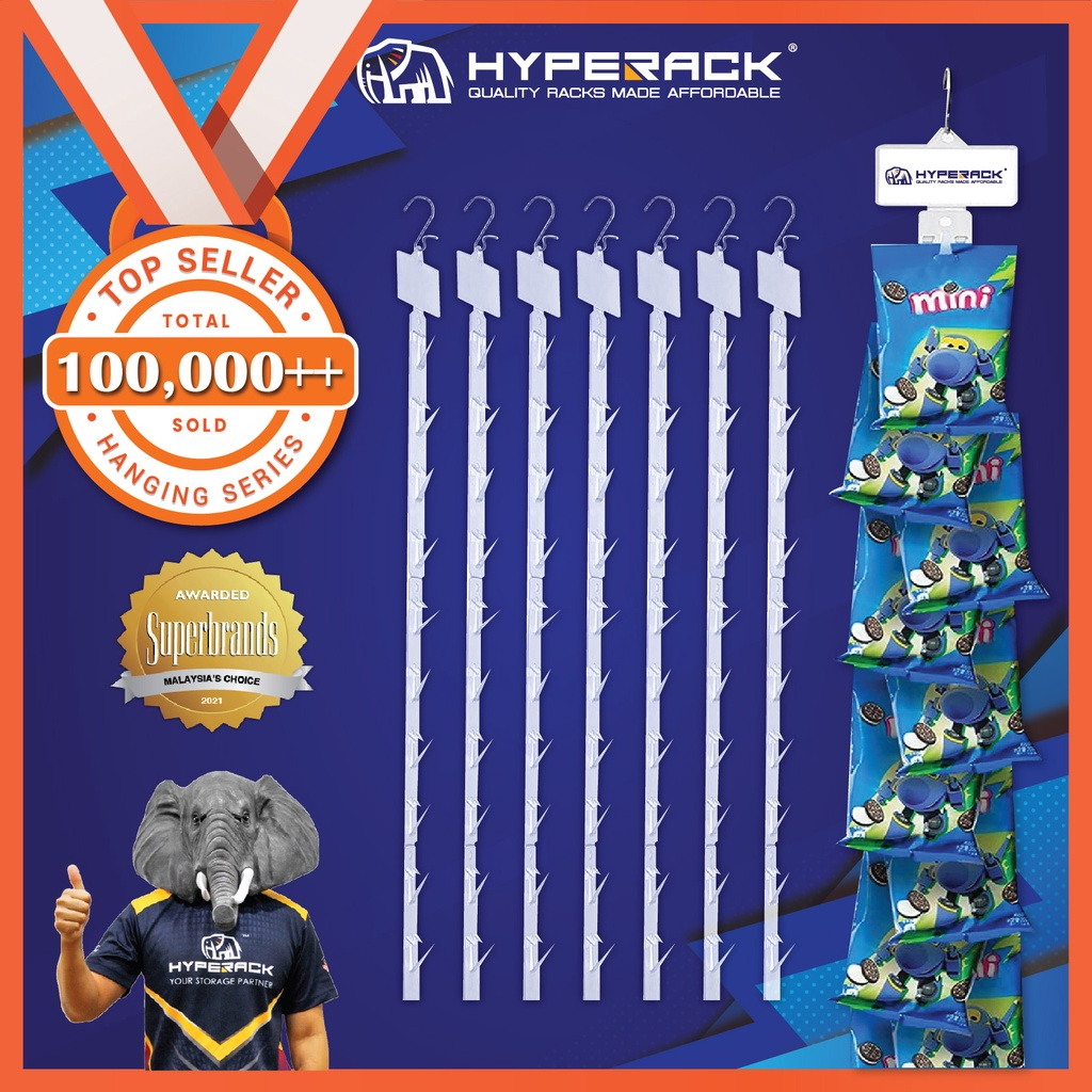 HYPERACK ™️[Fast Delivery] Hanging Strips Snack Plastic Display Clip