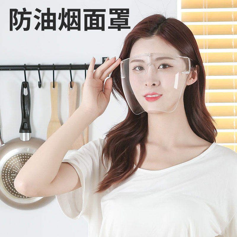 High-Definition Anti-Fog Full Face Shield Mask - Transparent Double ...