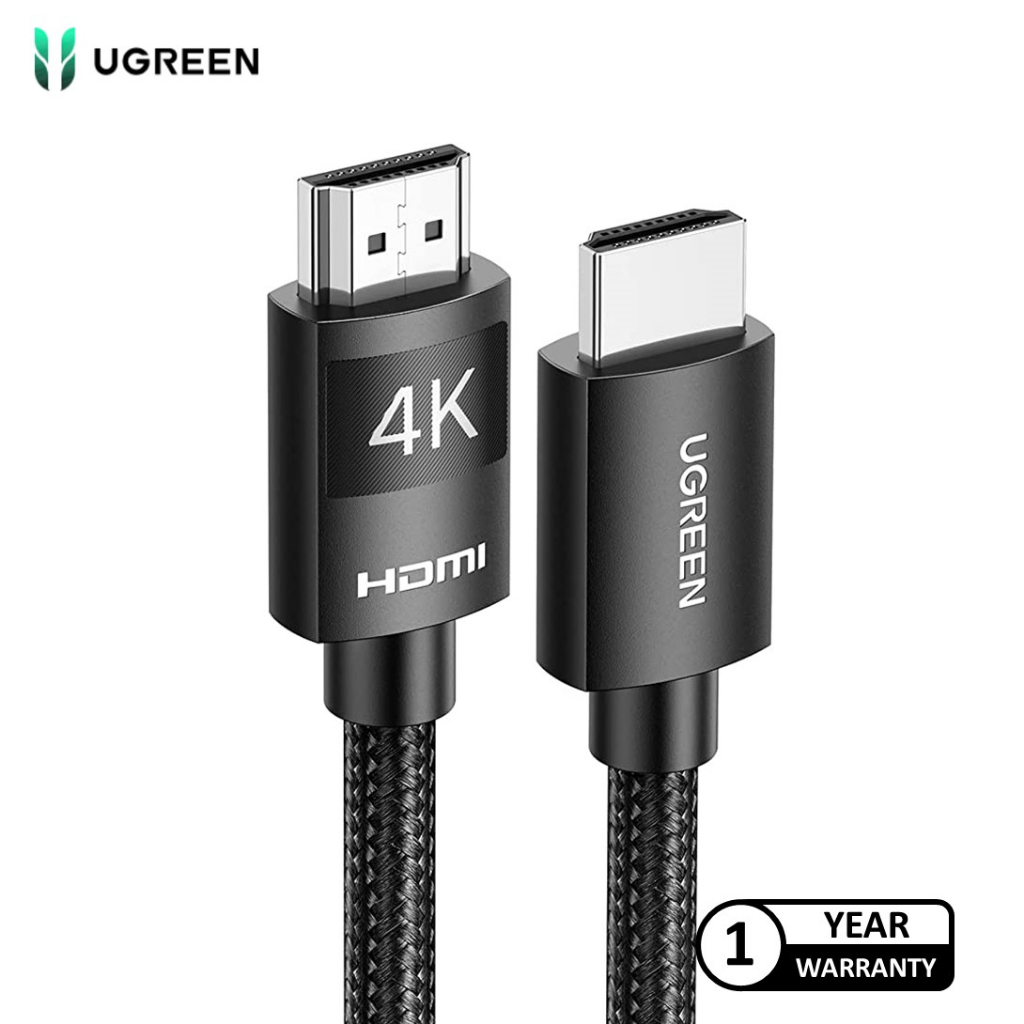 UGREEN HDMI 2.1 8K MALE TO FEMALE EXTENSION CABLE 1M (BLACK) Shopee
