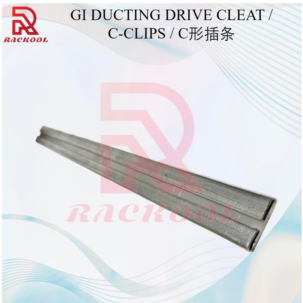 Rackool Ducting Duct Connector Slip & Drive Duct / Drive Cleat / Drive Clip / C Cleat / C Clips