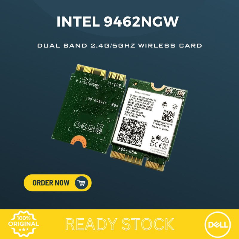 Intel Wifi Card AC9462 9462NGW Dual Band | Shopee Malaysia
