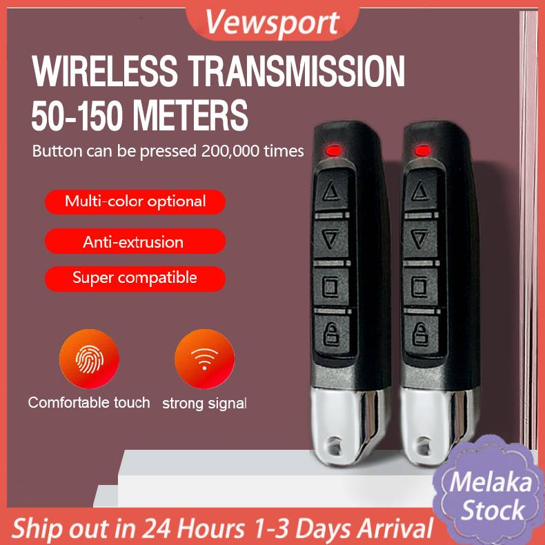 330/433mhz Auto Gate Remote Control 4 Button Garage Door Remote Key