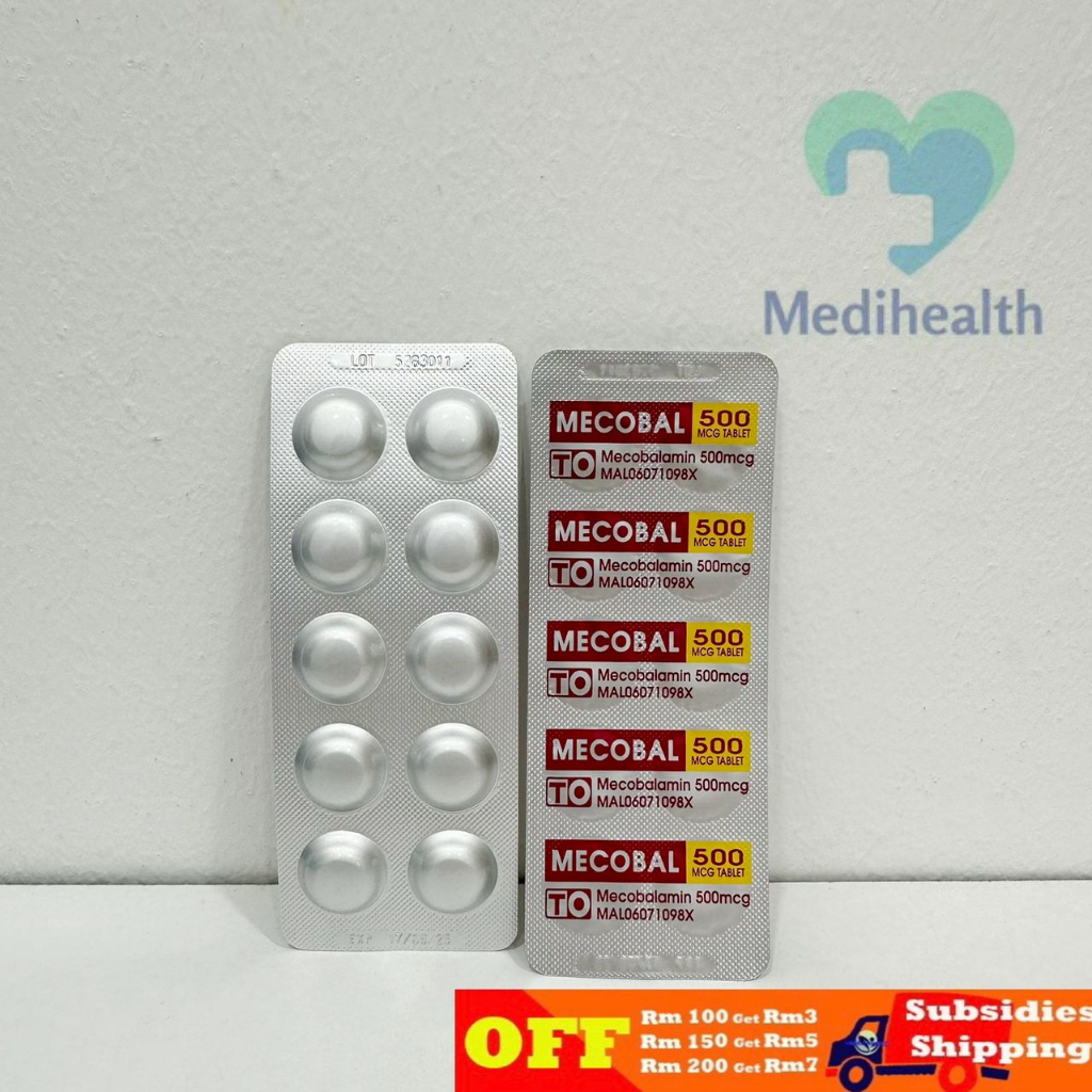MECOBAL 500MCG (Mecobalamin) | Shopee Malaysia