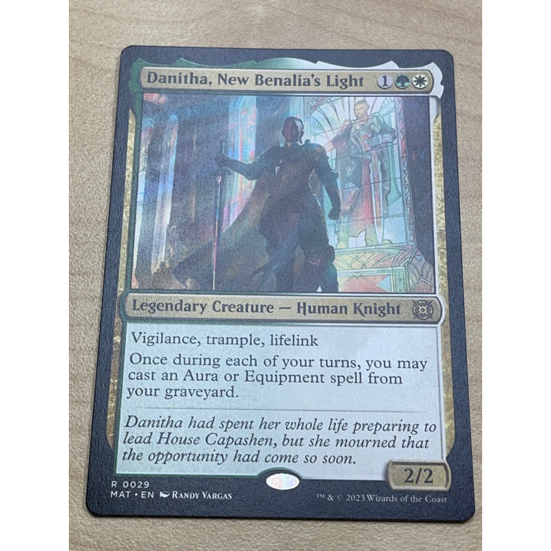Danitha, New Benalia's Light (Showcase Halo Foil) [March of the Machine: The Aftermath] main image 0
