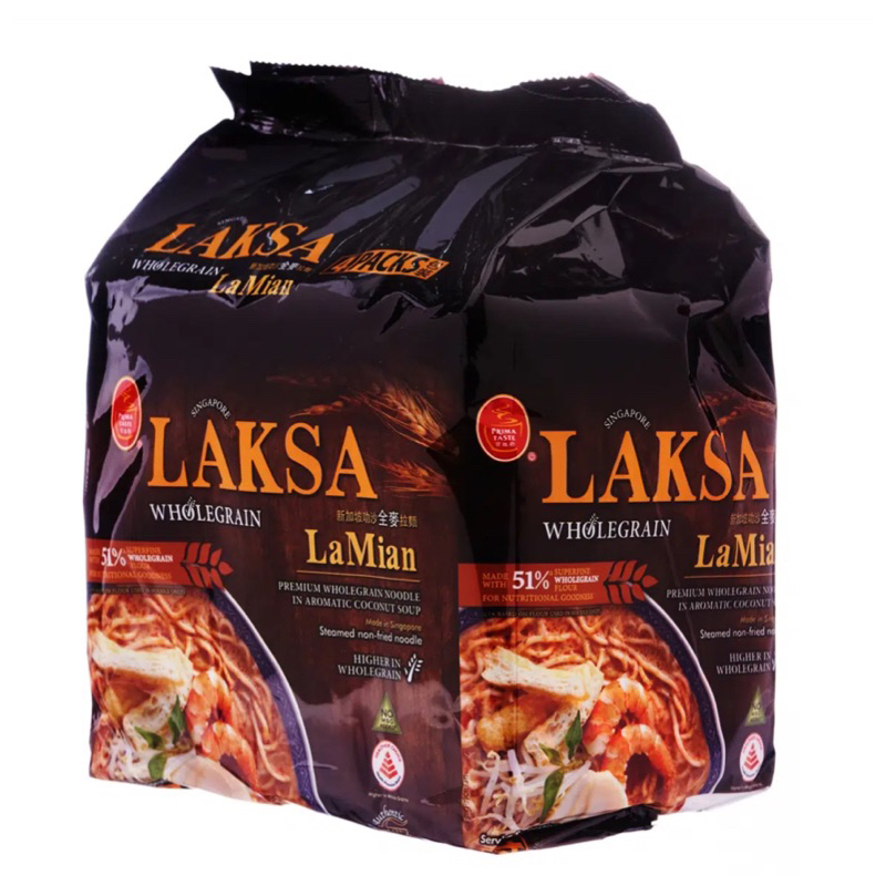 Prima Taste Wholegrain La Mian Ramen Laksa Singapore Laksa | Shopee ...