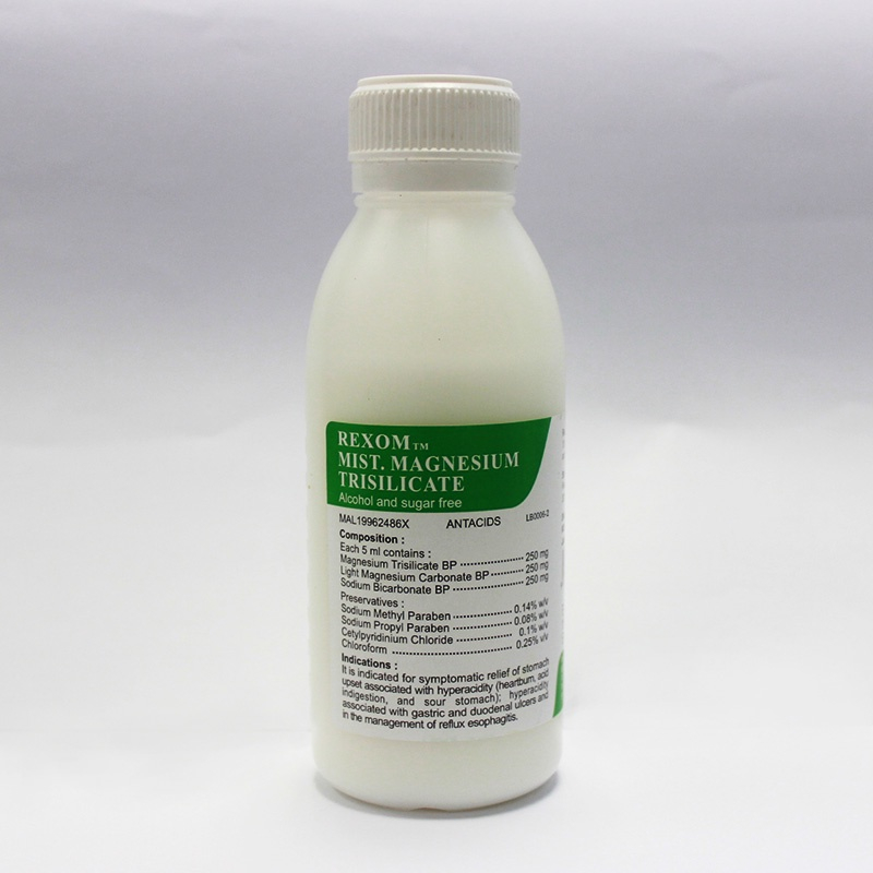 Rexom Mist. Magnesium Trisilicate 120ml (exp:07 2026) 