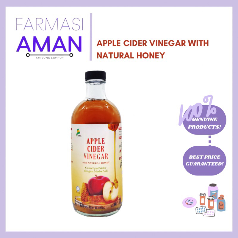 Surya Apple Cider Vinegar With Natural Honey 450ml Shopee Malaysia