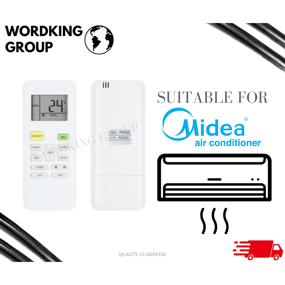 RN02A/B MIDEA AIRCONDITIONER REMOTE CONTROL Shopee Malaysia