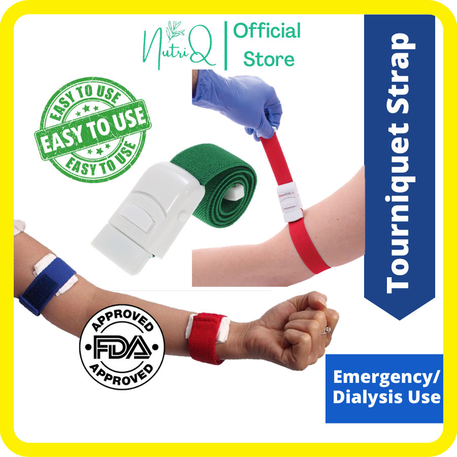 Tourniquet Medical for Dialysis Or Emergency Blood Taking Elastic
