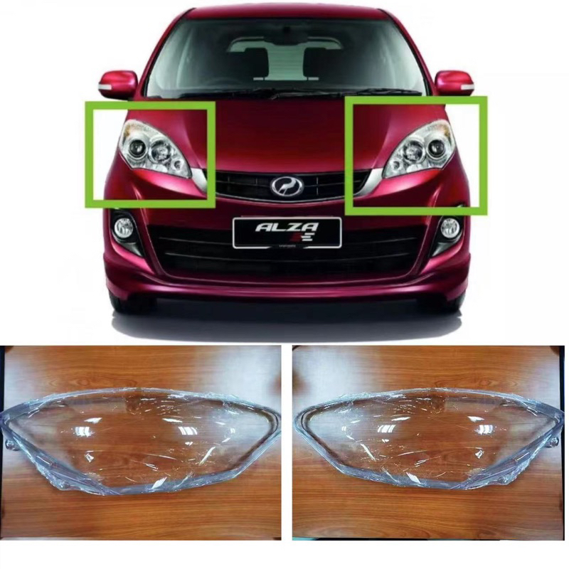 Perodua Alza Headlamp Cover Lens Perodua alza 20082021 headlamp lens
