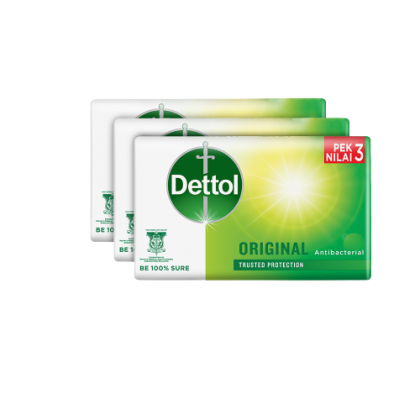 Lot De 4 Savons Dettol Original 105g - Antibactérien - Neuf