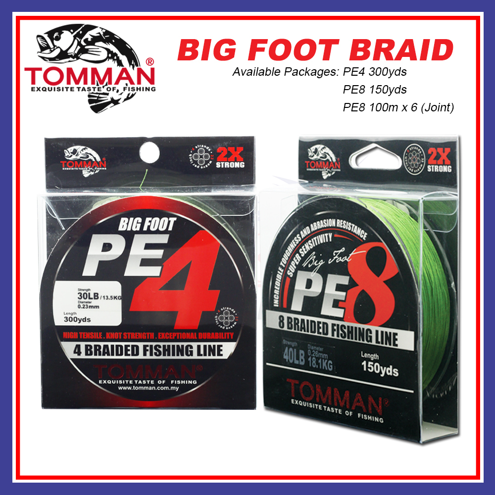Tomman Big Foot Pe 4 Fishing Line