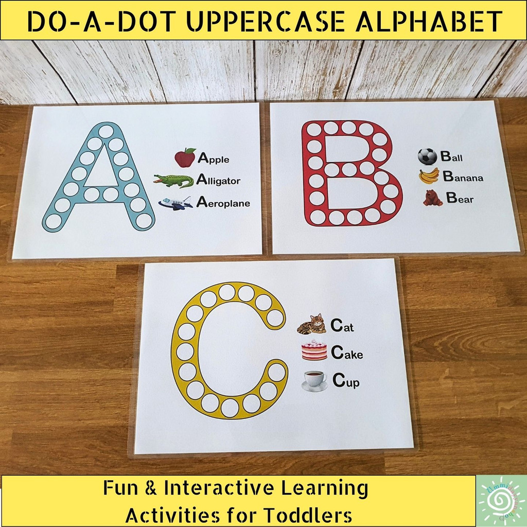 A4 Do A Dot Sticker Activity Sheets | Montessori Learning Binder | Kids ...