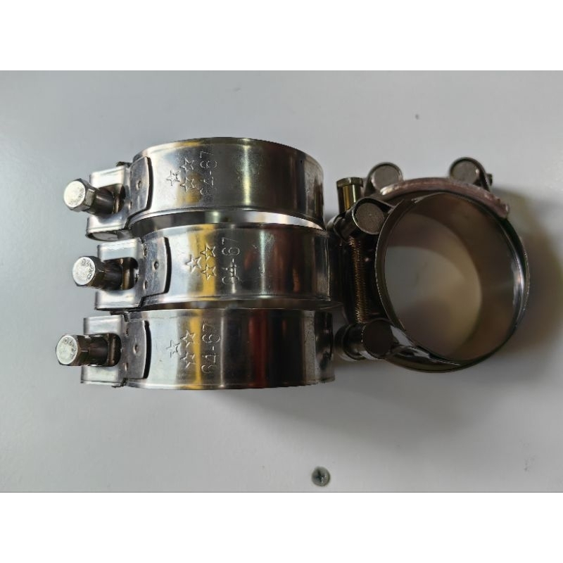 Stainless Steel Exhaust Clamp Universal Banjo Clamp For Slipon