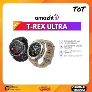 Amazfit T-Rex Ultra A2142 1.39 AMOLED Smart Watch Dual-Band GPS 6  Satellite Positioning Systems