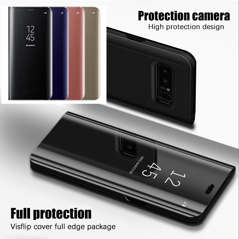 Xiaomi Redmi Note 12 Pro Plus+ 12C Mirror Clear View Flip Case Cover ...