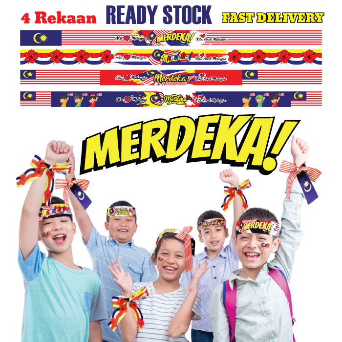 Headband Merdeka Bendera Malaysia Flag Bendera Kain Ikat Kepala ...