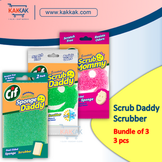 Cif Scrub Daddy Scrubber, Bundle of 3