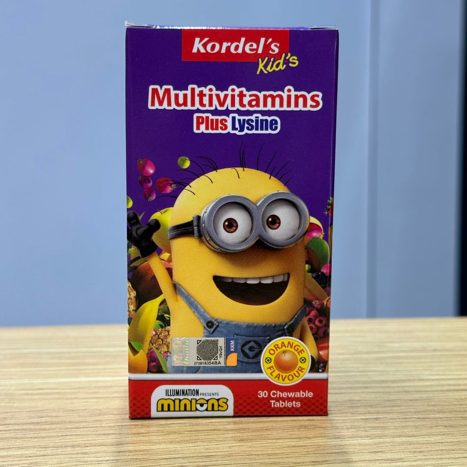 KORDEL'S KID'S MULTIVITAMINS PLUS LYSINE (30S) Shopee Malaysia