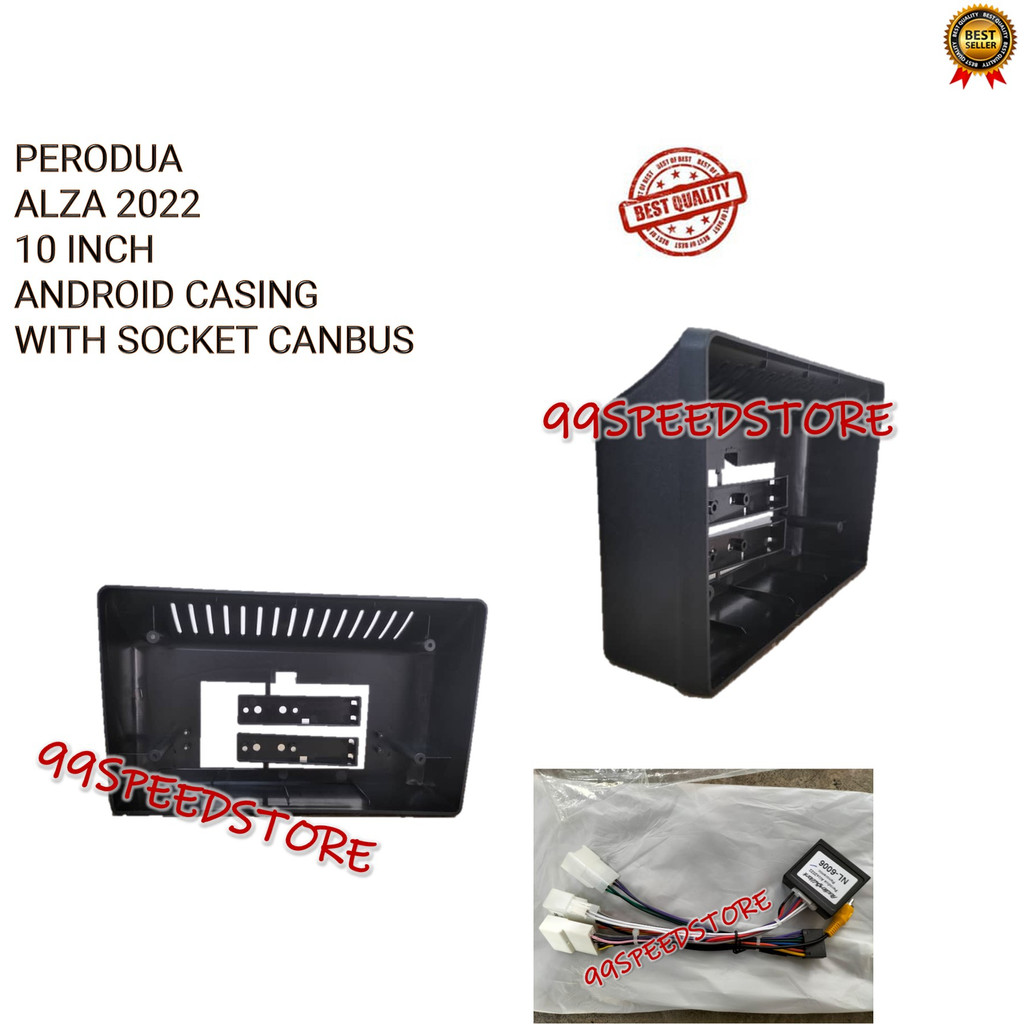 Android player CASING (THICK) 10 INCH For Perodua Alza 2022 | Shopee ...