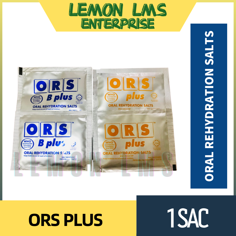 Ors Plus Citrate Oral Rehydration Salts 1 Sachet Shopee Malaysia 9989