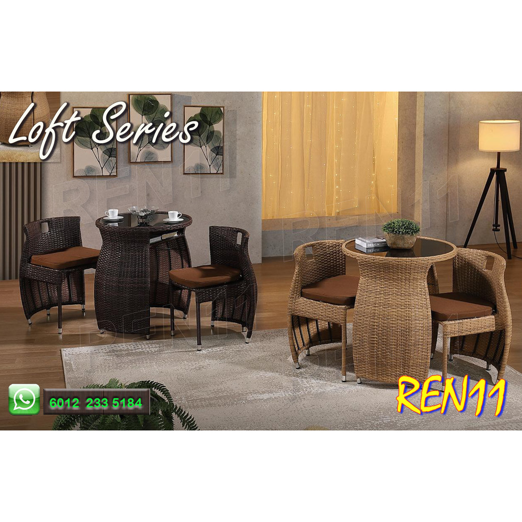 GARDEN CHAIRS /MEJA / MEJA BULAT /Kerusi/Outdoor Furniture | Shopee ...
