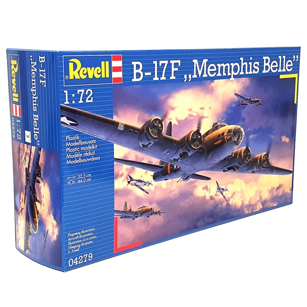 Revell 1/72 B-17F Flying Fortress Memphis Belle kit No. 04279 | Shopee ...