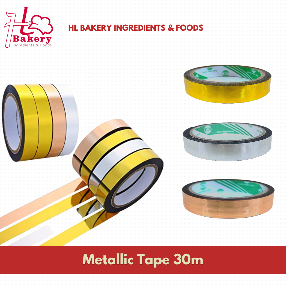 Metallic Tape 30m x 1.5cm | Shopee Malaysia