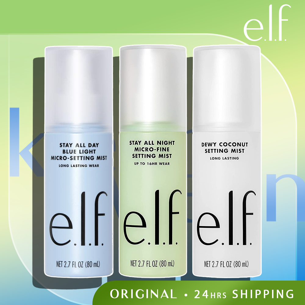 ELF Stay All Day Blue Light Micro-Setting Mist / Stay All Night Micro ...