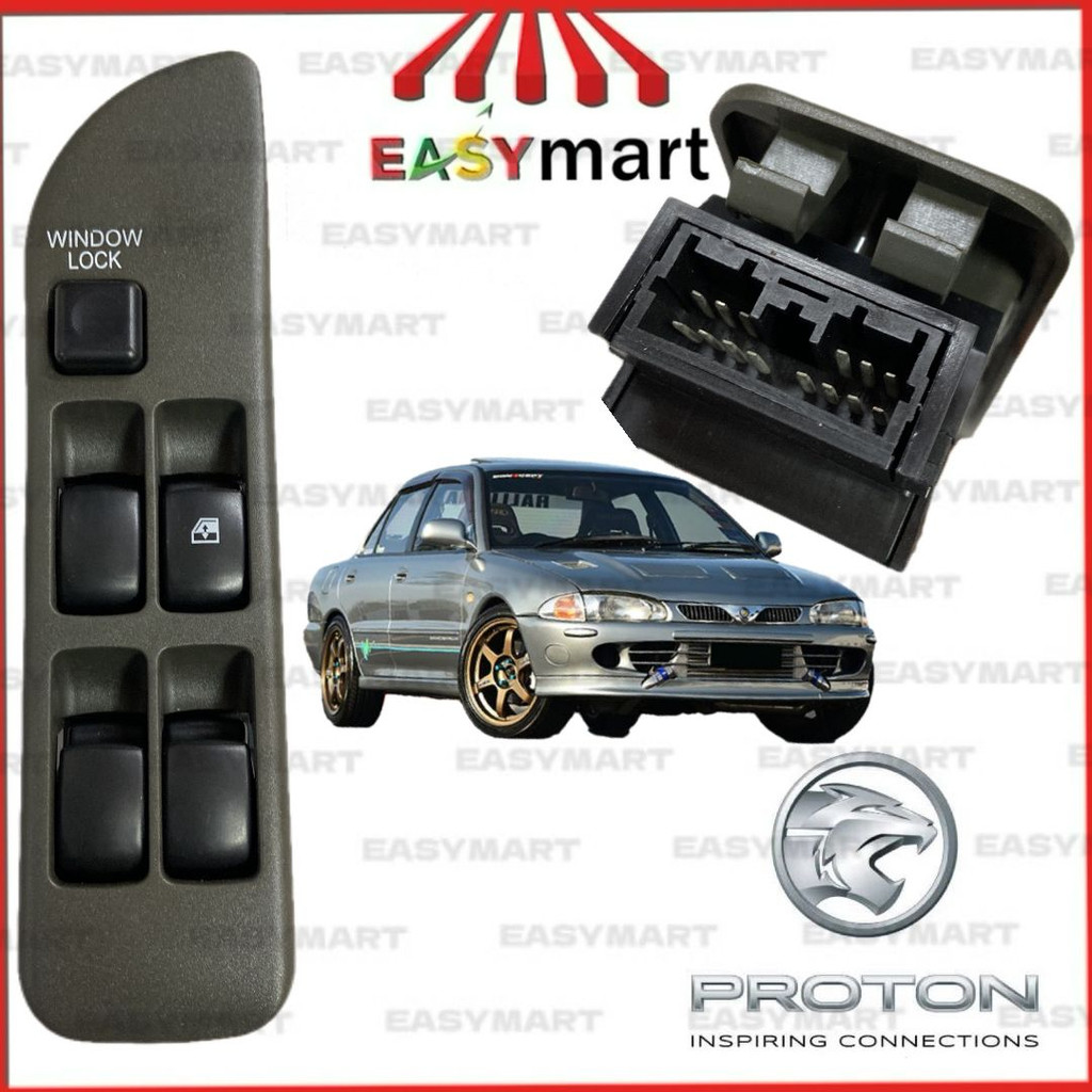 Proton Wira Main Switch Power Window Master Switch Driver Side Suis ...