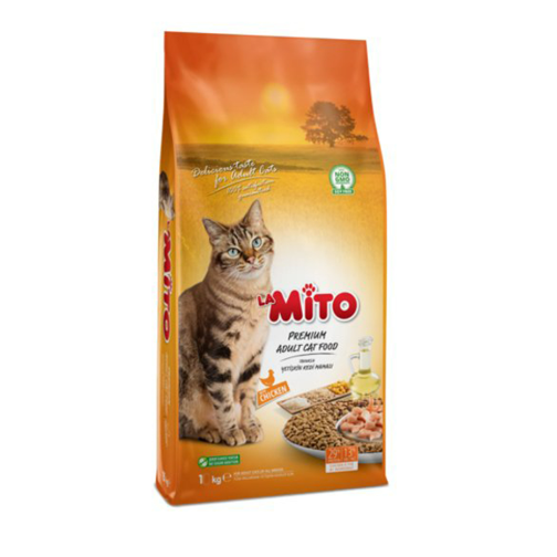 Mito Premium Adult Cat Food 1kg Original pack imported from Republic of Turkey