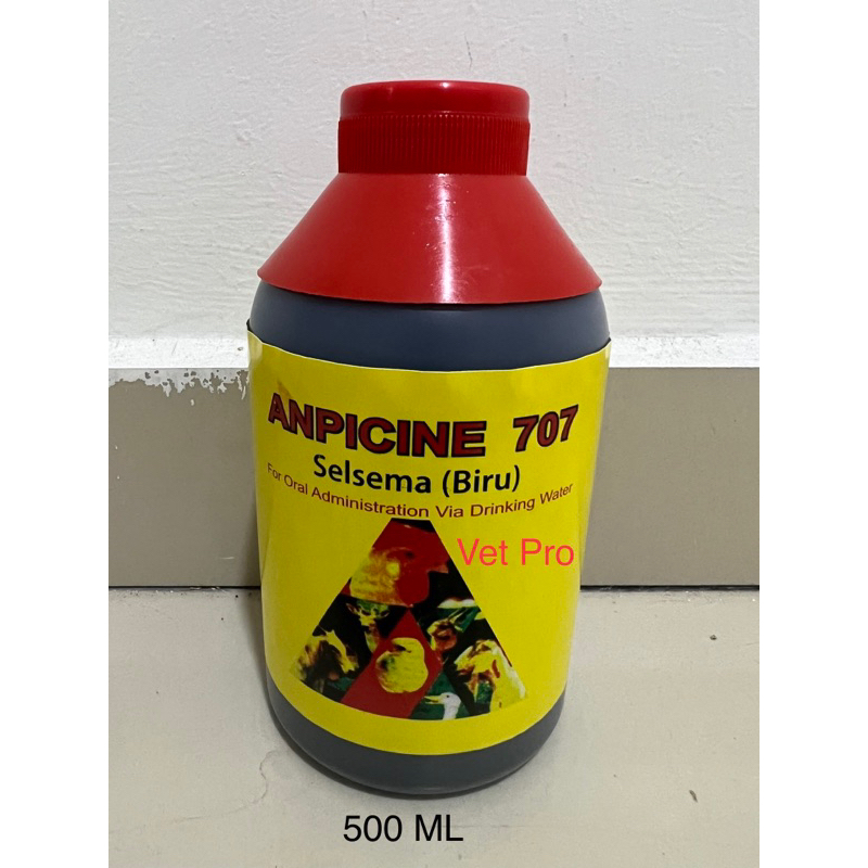 Original Anpicine 707 500ML Selsema Biru , Ubat Selsema Ayam , Lembu ...