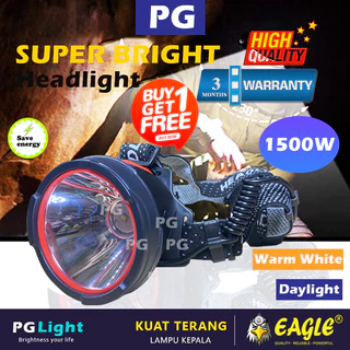 200W LED Rechargeable Headlamp Fishing/Hunting/Camping Flashlight Head Lamp  Lampu Kepala Terang