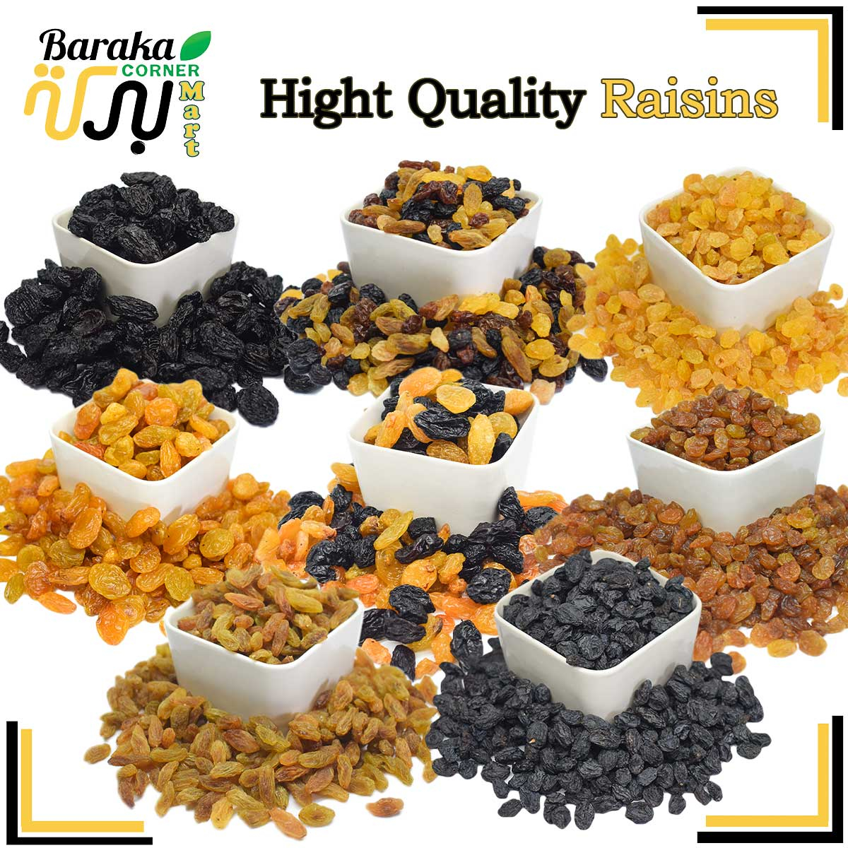 Fresh Raisins Mix Raisin / Kismis / Black Jumbo / Golden Jumbo / Long