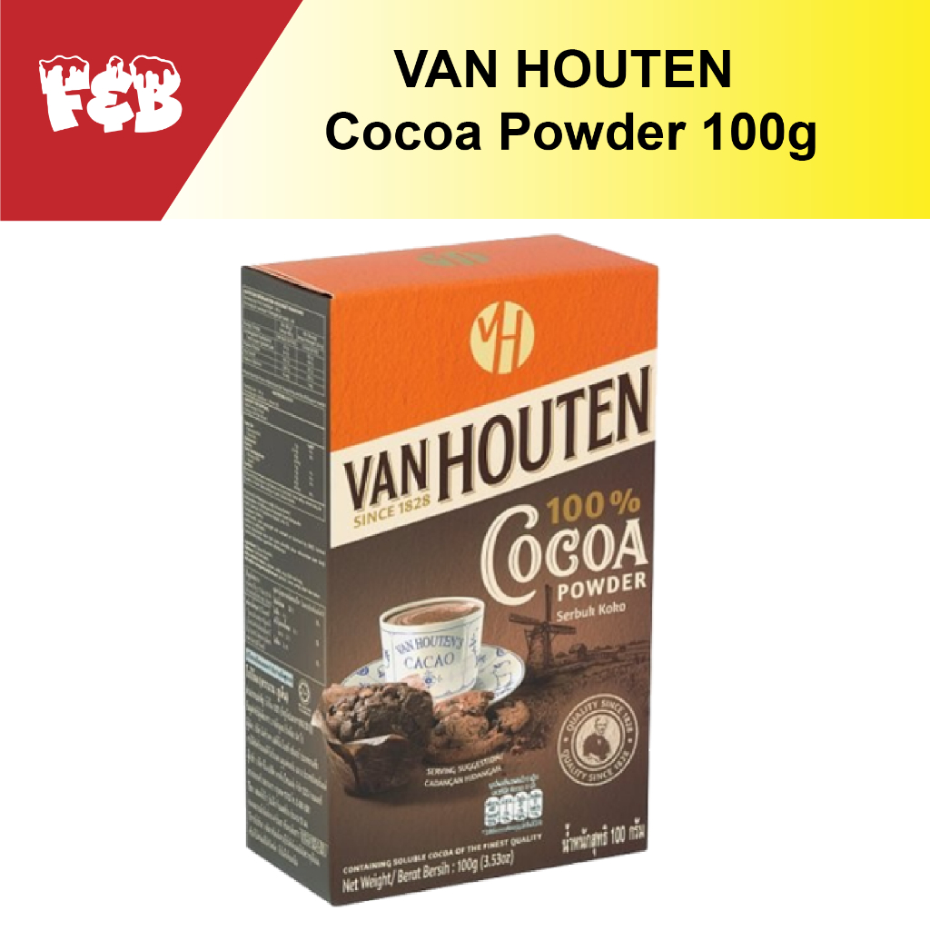 Van Houten Cocoa Powder 100g Shopee Malaysia