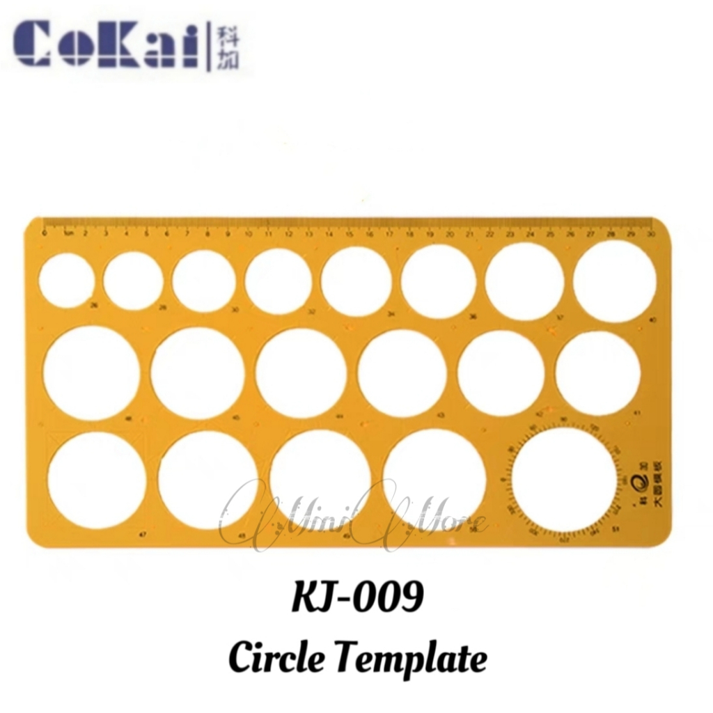 (MiniMore) COKAI Technical Drawing Template Ruler - Architectural ...