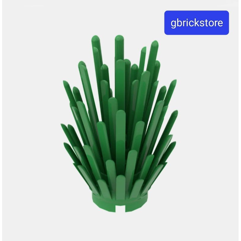 Building blocks 6064【5pcs】2x2x4 prickly plant bush grass (compatible ...