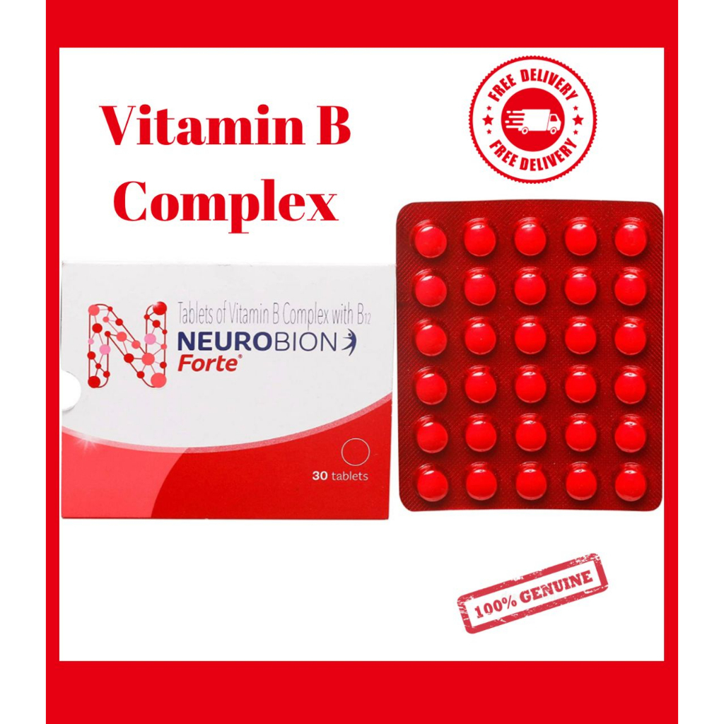 Neurobion Forte 30 Tablets Vitamin B1 B6 B12 Expiry 725 Shopee Malaysia 1975