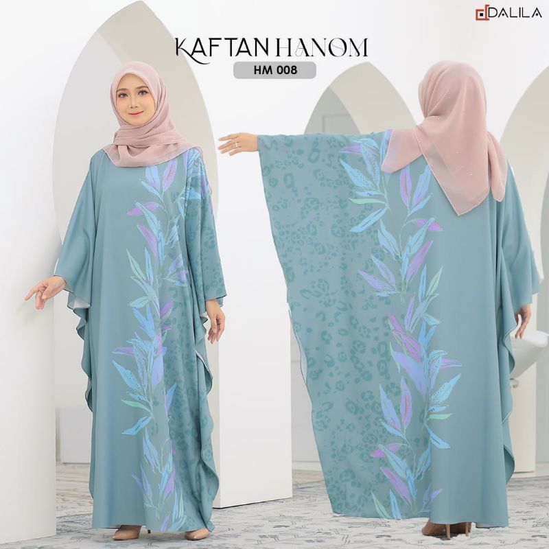 Kaftan Hanom Lengan Panjang By Dalila Kaftan Murah Kaftan Viral Kaftan