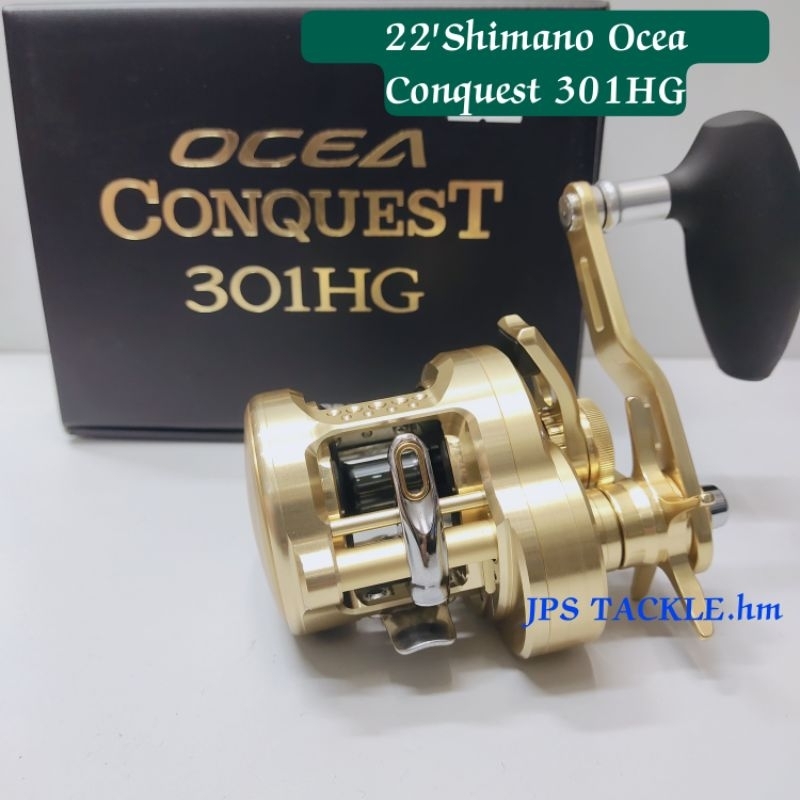 22'Shimano Ocea Conquest 301PG/301HG left handle baitcasting reel