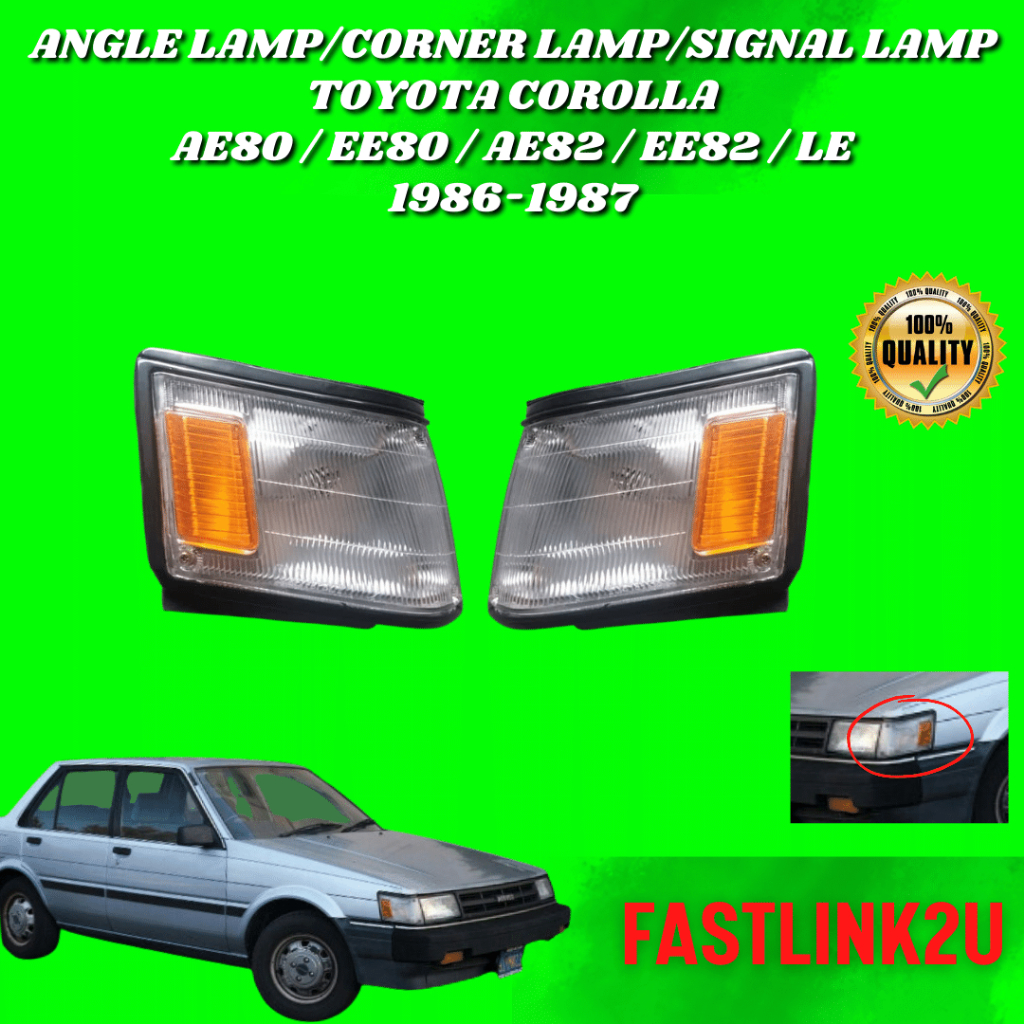 Fastlink Toyota Corolla AE80 / AE81 / AE82 / CE80 / EE80 Corner Lamp ...