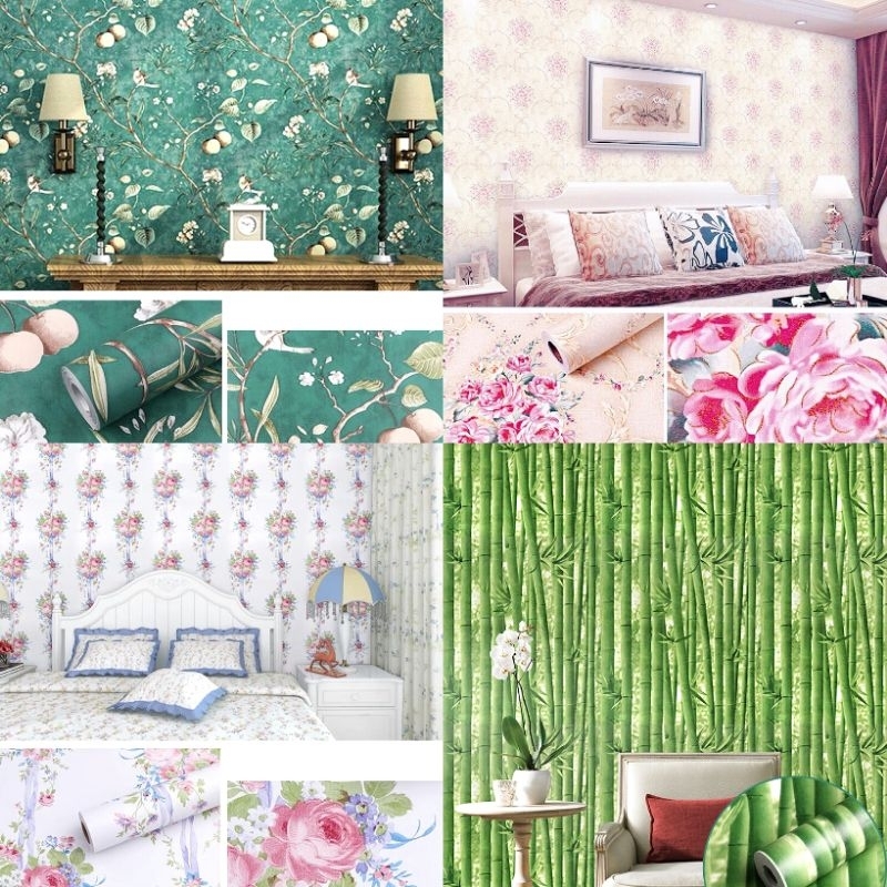 Wallpaper sticker pvc 45cm x 10meter Self adhesive pvc water proof