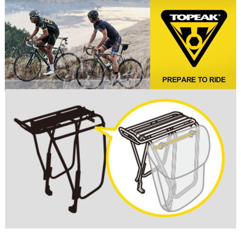 Bike Racks Topeak Uni Super Tourist DX Disc Rack For 24